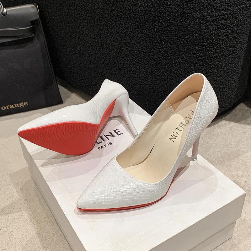Fashion Women Pumps Office Sexy Fashion High Heels Women 2025 Summer New Hot Lightweight Shallow Pumps Comfortable Shoes for Women