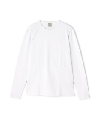 Mini Waffle DAILY MINI WAFFLE CREW NECK 6143333 01 [Avirex] Long-Sleeve T-Shirt T-Shirt Men's (S, WHITE)