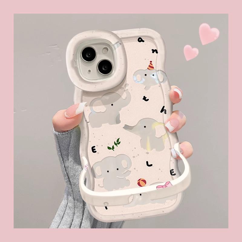 

Hollow Animal Подходит для Apple 15promax Чехол для мобильного телефона Iphone14plus Niche Anti-fall 13 Double Bracket XS Redmi K40/K40 Pro