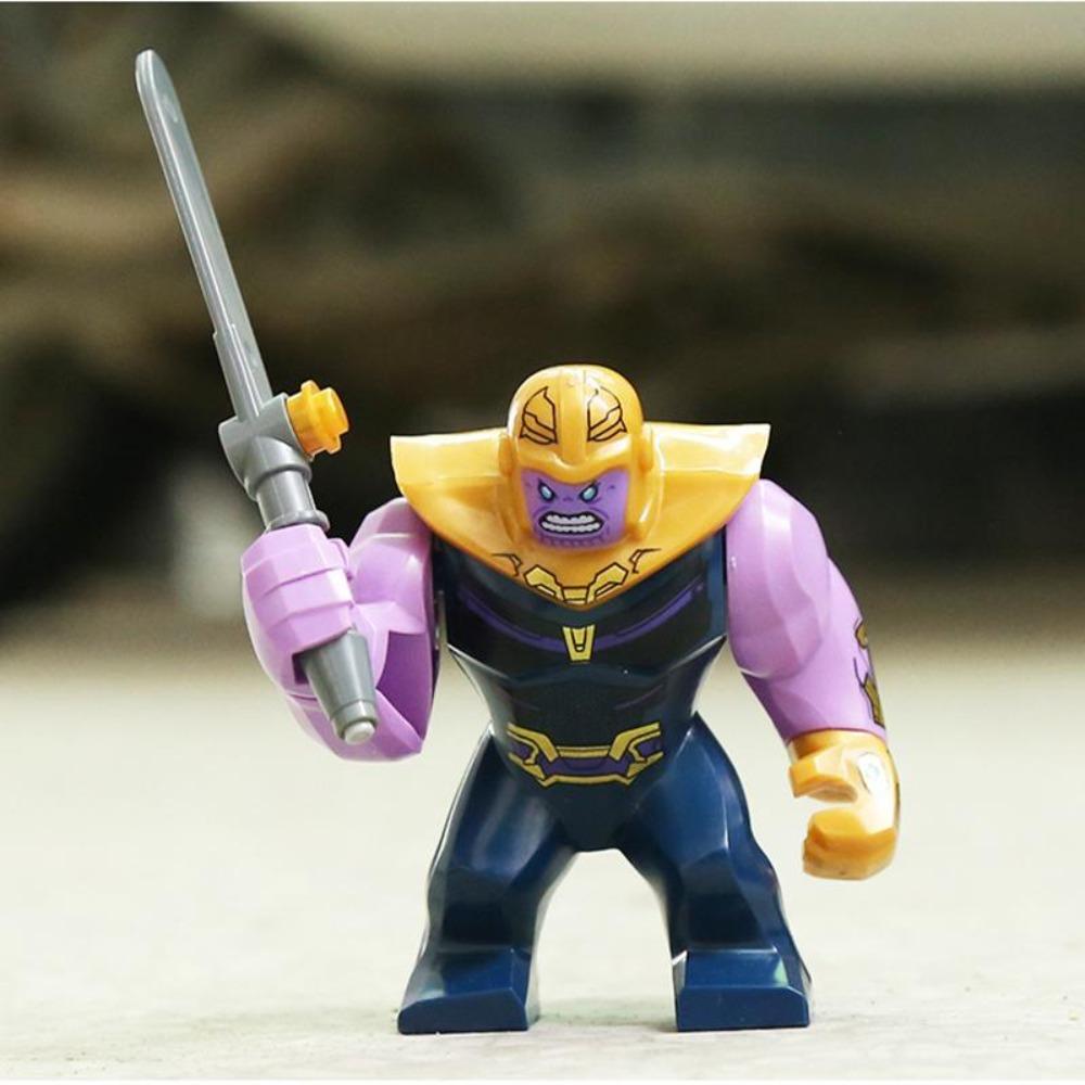 Superheld Mini Bausteine Set - Hulk Spider Man Iron Man Anime Action Puppe Zusammengebaute Figuren für Kindergeschenk