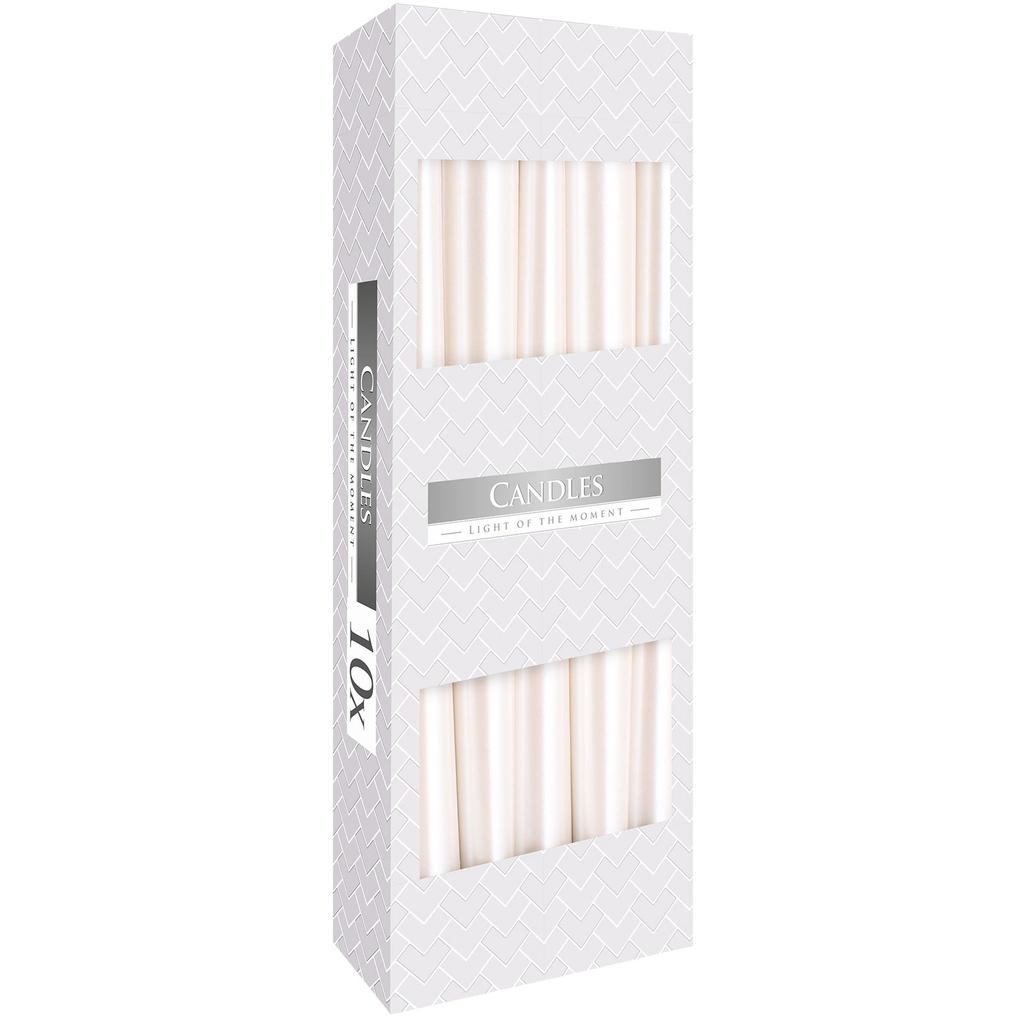 Taper Candles Pearl 10 Pack