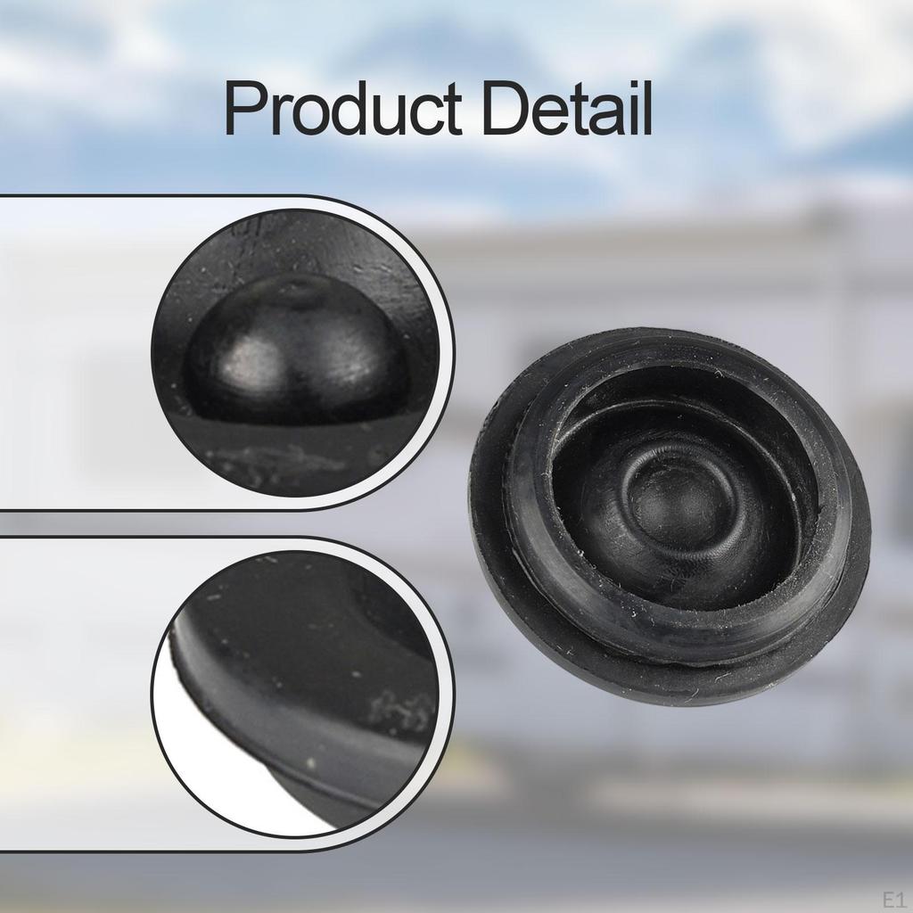Rubber Plug Replacement, Camping Trailer Axles Waterproof Protection Hub Dust Cap,