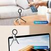 Foldable Phone Tripod For iPhone 16 15 14 Portable Dual-sided Magnetic Tripod Desk Mount Phone Handle Holder Accessories