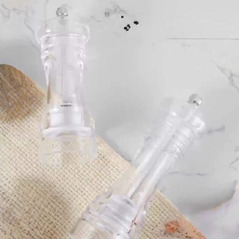 ZISIZ 4-inch Acrylic Pepper & Spice Grinder