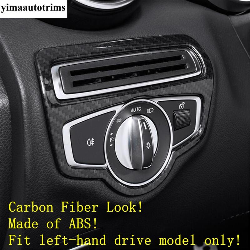 Seat Belt Cap / Window Lift / Hand Brake / Seat Adjust Panel Cover Trim Accessories For Benz C CLASS W205 C200 C260 2015 -