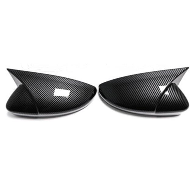 M Horn Rearview Mirror Cap Shell For VW Passat B7 Beetle CC Scirocco Jetta MK6 Eos Side Door Mirror Cover Add-on