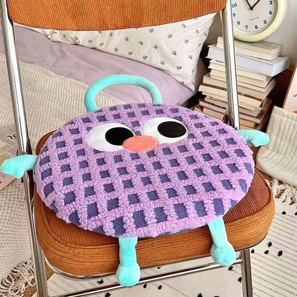 Easy To Clean Dopamine Seat Cushion Cartoon Office Seat Pads  Chair Protection