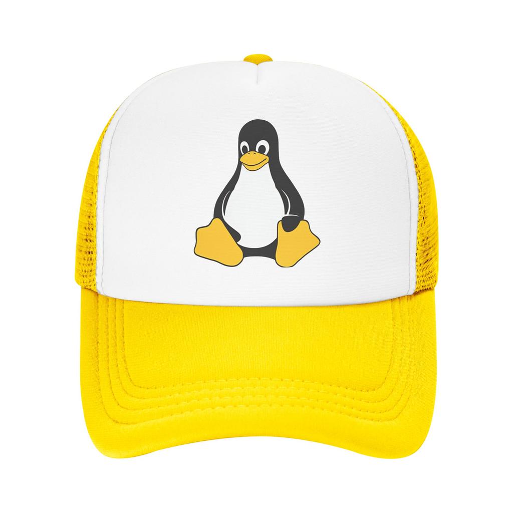 Summer Sun Hats Tux The Linux Penguin  Baseball Cap Sun  Hot Sale Trucker Hat Unisex Unisex Vintage Hiking Fishing Snapback Cap