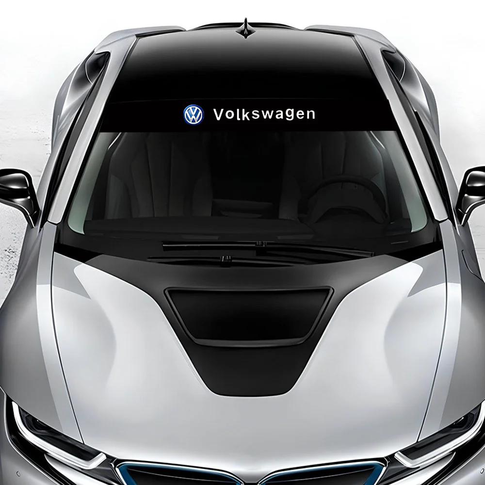 2026 Hot For Volkswagen VW Car shade sticker 3D personalized sticker for front windshield For Volkswagen Polo Passat B5 B6 B7 T4