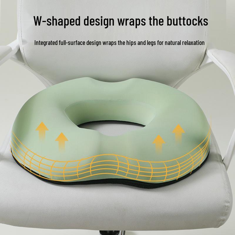 Breathable Memory Foam Office Chair Cushion for Pain Relief and Hip Support