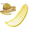 3Pcs Bananen Slicer Lebensmittel Grade Kunststoff Scharfe Klinge Multi-funktionale Obst Salat Banana Dicer Masher Schneiden Werkzeug küche Gadgets