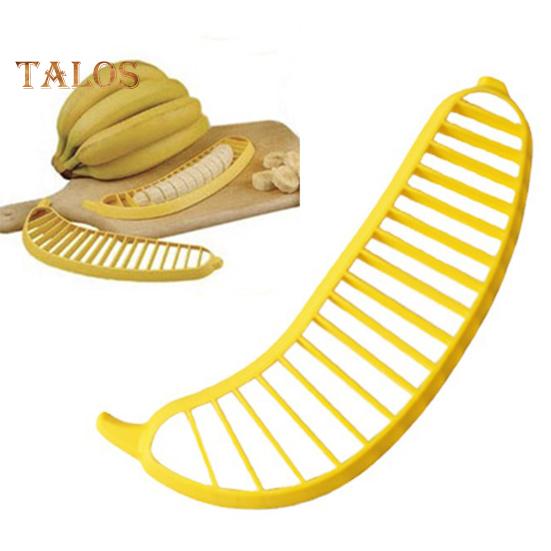 3Pcs Banana Slicer Food Grade Plastic Sharp Blade Multi-functional Fruit Salad Banana Dicer Masher Cutting Tool Kitchen Gadgets