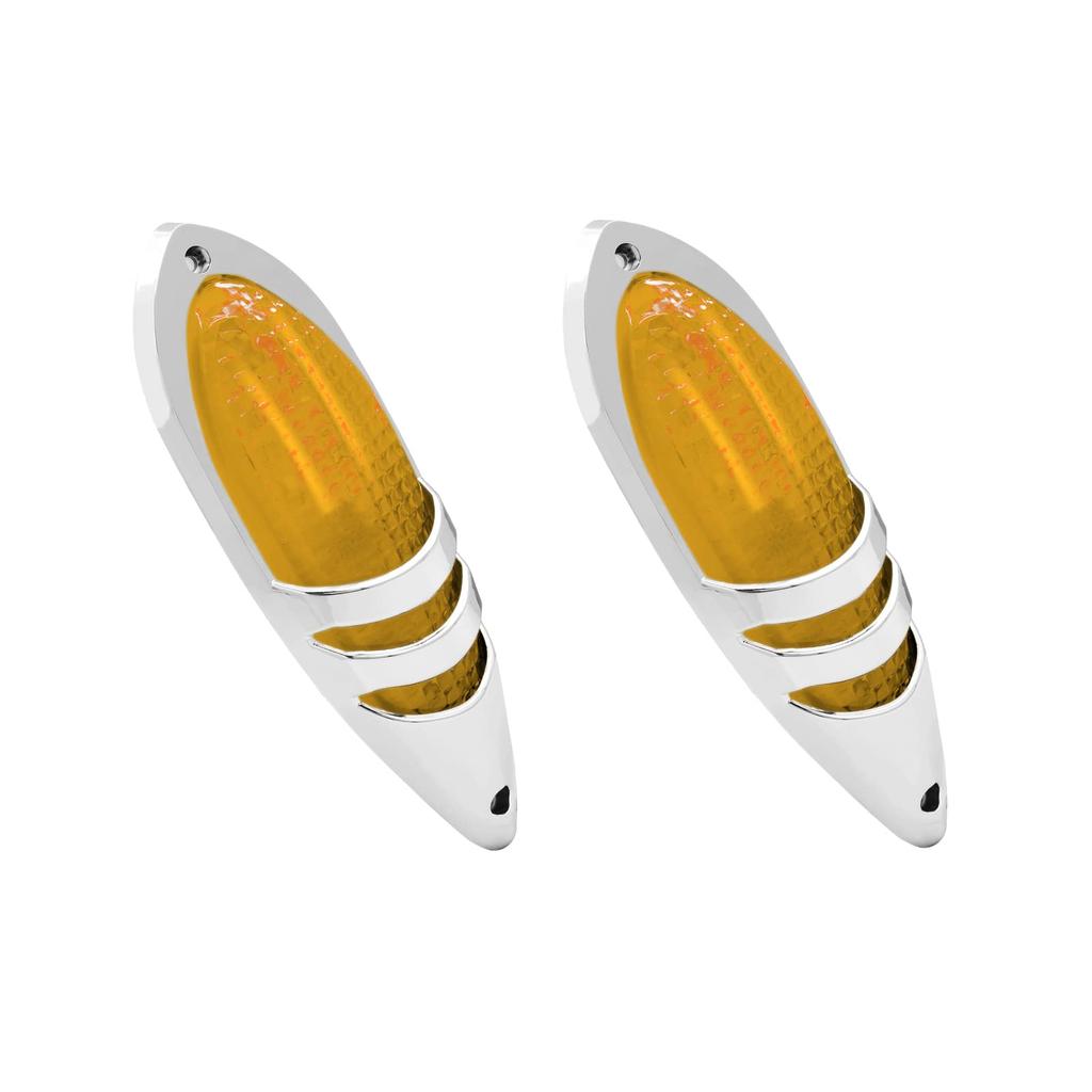 LED Side Marker Lights for Side Marker Position Roadside Signal Marker X-STYLE Trucks, 24V, Yellow, 6-LED, Bright, Lamp, Light, Trailer, Bus, Light,