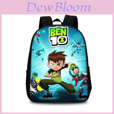 Ben 10 Kids Backpack With Creative Print Nylon School Bag For Boys And Girls