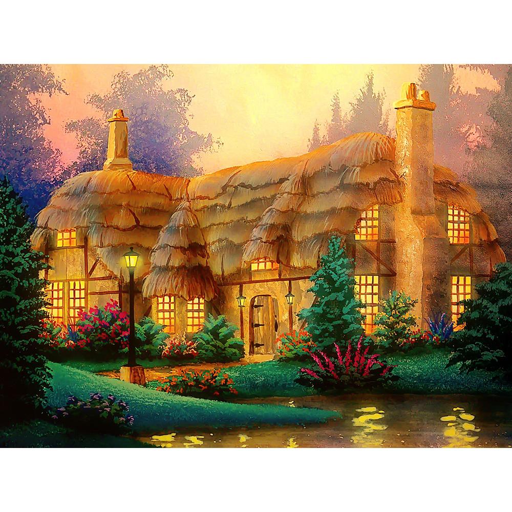 Parrot DIY 5D Diamond Painting Kit Landscape Diamond Mosaic Bird Cross Stitch Handmade Inlaid Rhinestone Embroidery Home Decor