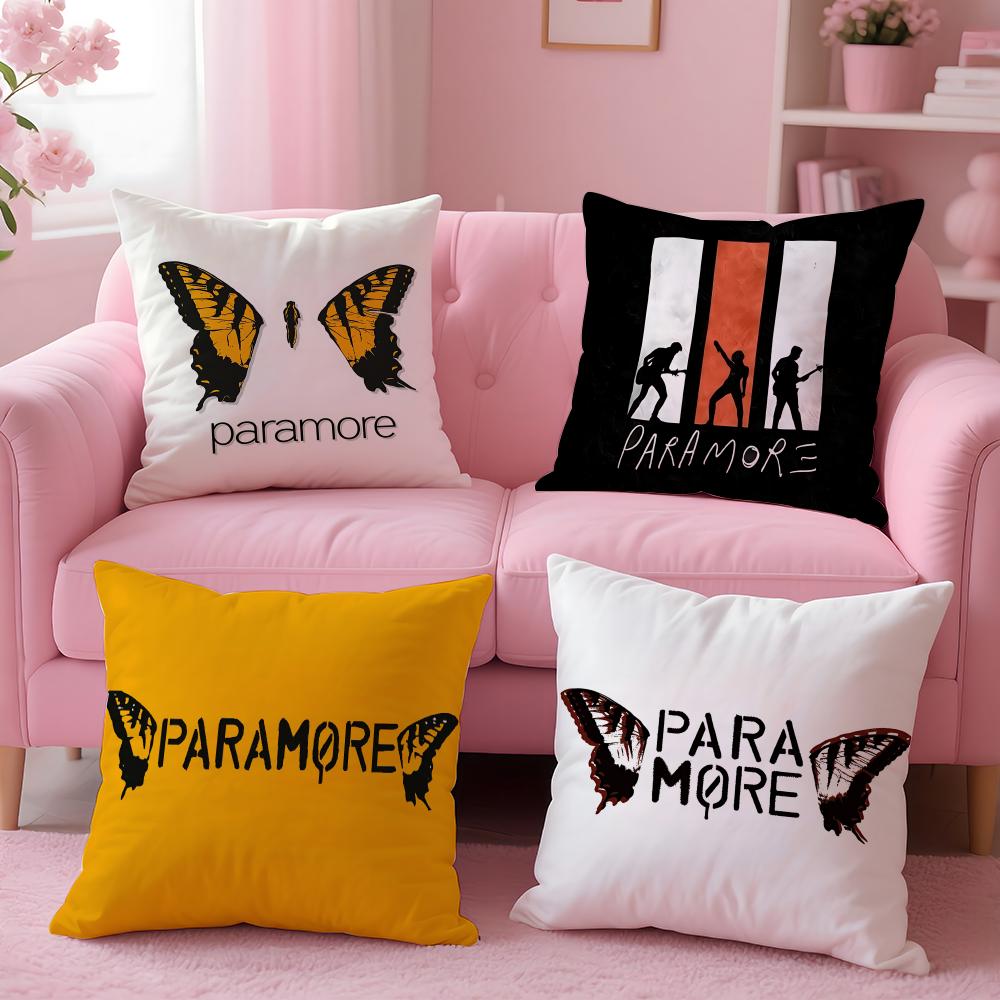 Rock Paramore Cushion Cover Cushion Cover Set 4Pcs 50X50 45X45 40X40 Pillowcase Decorative Sofa Home Decor