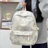Schoolbag New Schoolbag Fashionable High Value Printed Backpack Female Junior High School Students Large Capacity Lightweight Versatile Casual