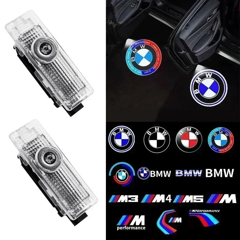 2X Car Led Door Welcome Lights Projector For BMW E90 E92 M3 E60 E61 E65 F01 F02 F10 F30 F48 G30 G38 X1 X2 X3 X4 X5 X6 X7