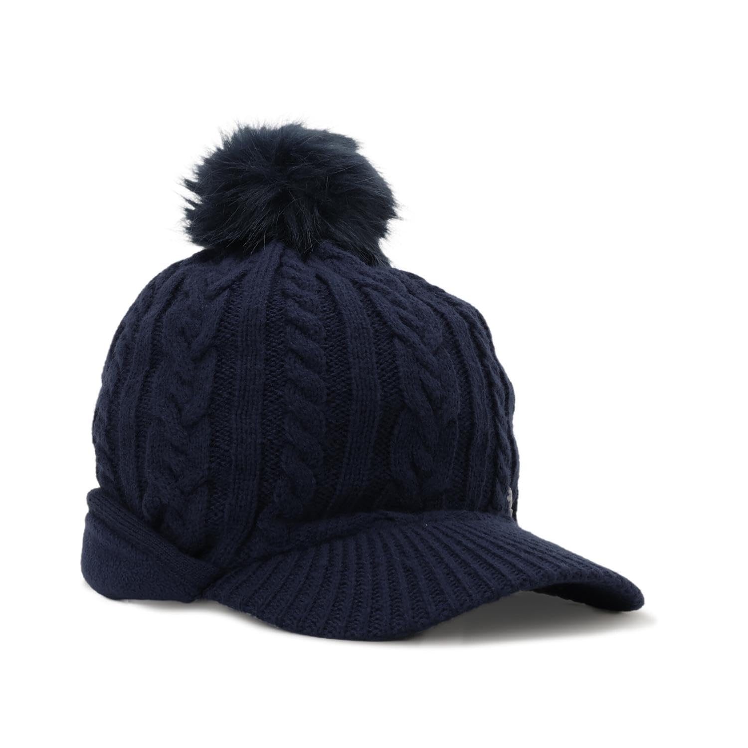 PUMA Metal Cat Knit Visor Golf Deep 02713601 Women s Cap, Navy,