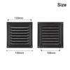 Copertura Griglia Sfiato Aria 100-400 cm Coperture Griglia Sfiato in Alluminio Griglia Quadrata Uscita Aria Muro Esterno Griglia di Ventilazione Cucina Bagno