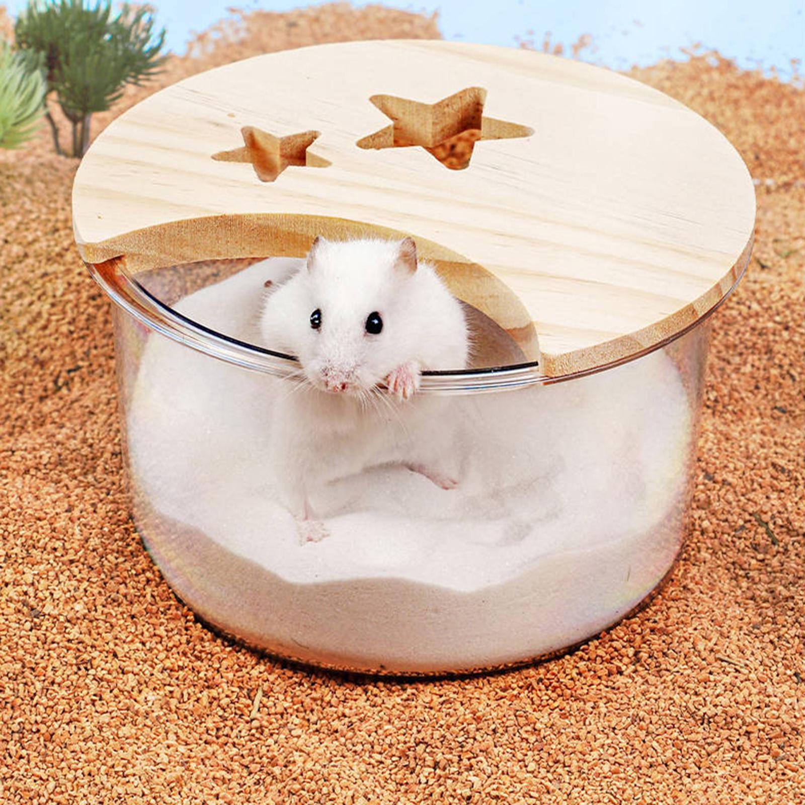 

Песчаная ванна для хомяка, ванна, прозрачная среда обитания, украшение для клетки, принадлежность для туалета для домашних животных, рытье туалета