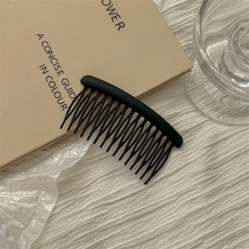 

Женская матовая вставка расческа заколка для волос для вьющихся волос - повязка на голову и органайзер для боковой челки