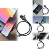 Universal Handheld Phone Stand Data Cable With Flexible Metal Hose For Fast Charging And Android Devices