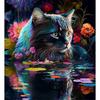 Full 5D DIY Diamond Painting Cat Diamond Embroidery Full Cross Stitch Home Decor Handmade Gift