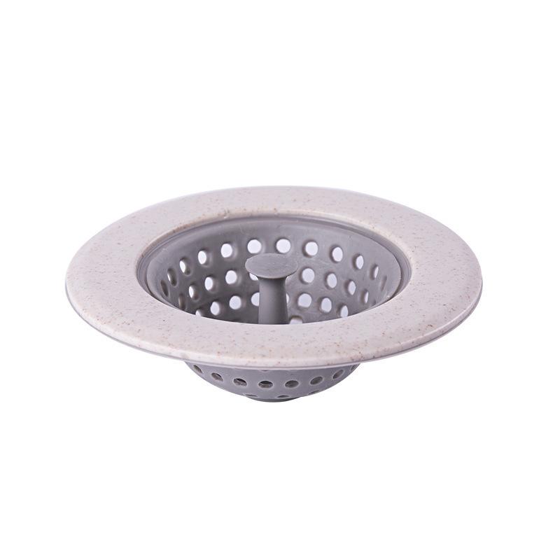 2pcs Silicone Anti-clogging Filter Portable Sink Strainer Bathroom Kitchen Tool for Drains Cover Hair Waste Plug Filter Strainer