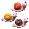 1/3Pcs Snail Statue Resin Ornament Courtyard Garden Decor Bonsai Statues Sun-Resistant Weather-Proof Resin Snail Sculpture