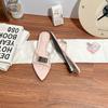 Summer new high-heeled slippers with pointed sandals women's fashion 2025 word with wedge sandals women's outer wear