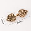 Hollow Metal Clasp for Qipao/Hanfu Collar, Frog Button for Coats & Scarves