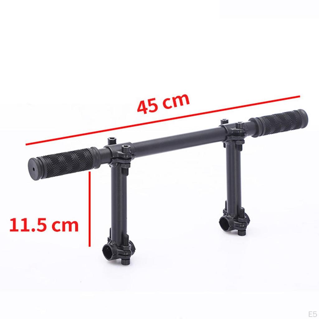 Handlebar Extenders Double Clamp Mounting Base , Easy to Install Metal, Professional, Ergonomic