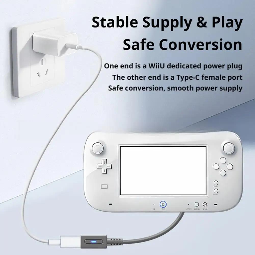 Typ-C Buchse auf Retro-Spielekonsole Ladekabel-Adapter für PSP 1000 2000 3000 PSP GO Wii U NDSi 3DS USB-C Stromkonverter