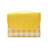 Extra Large Plaid Picnic Blanket Portable Foldable Picnic Mat with Handle Waterproof Sand Proof Thick Lawn Mat Outdoor Camping
