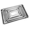 Huihuang 304 Stainless Steel Rectangular Shallow Tray