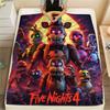 Five Nights Freddy'S Plushies Blanket Blanket Home Decor Office Rest Blanket Digital Printing Sheet