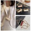 Mini Crossbody Box Handbag Sequin Lipstick Storage Bag Portable Evening Banquet Bag  Women