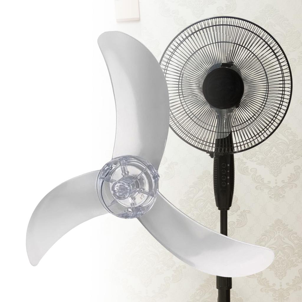 16inch 3 Blades Plastic Fan Blade Electric Fan Accessories Household Standing Pedestal Fan Blade Table Office Spaces
