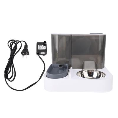 2 In 1 Dog Food Feeder and Water Dispenser Leakproof Long Lasting Freshness Automatic Pet Feeder