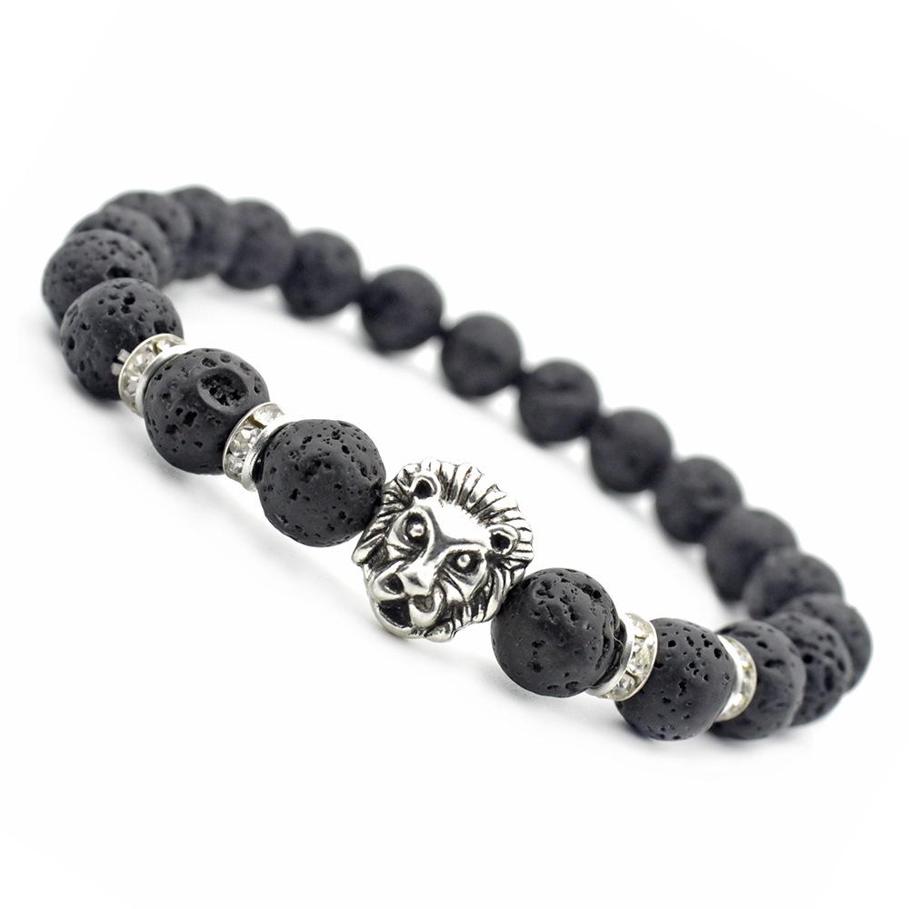 JYL TS Bracelet  Lion Head Elastic Design Inspires Courage And Leadership