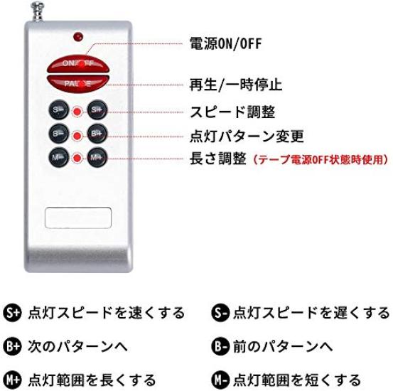 5M SMD2835 LED Strip Full Color RGB TV 16 Color 150 132 Light White Waterproof and Cuttable for and Car Exterior High Strong Adhesive Remote Control
