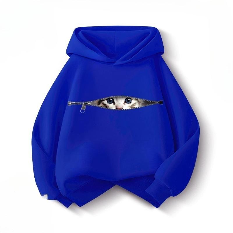 

NASA Children s Outdoor Fashion Sweatshirt Autumn and Winter New Hooded Boys and Girls Plus Velvet Thickened Casual Pullover 100