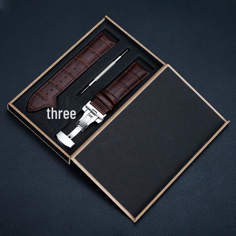 

Водонепроницаемый ремешок для часов из натуральной телячьей кожи - Прочный и мягкий 24mm