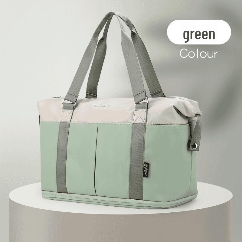 Man Yueyi Expandable Large Capacity Trolley Handbag: Versatile Travel, Business, and Fitness Bag.