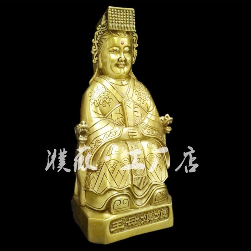 And Queen Mother Brass Jade Emperor Buddha Hall Worship Home Decorative Ornaments