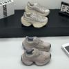 European Thick-soled Heightening Casual Shoes Women's Shoes 2025 Spring New Versatile and Thin Muffin Bottom Sports Dad Shoes Tide