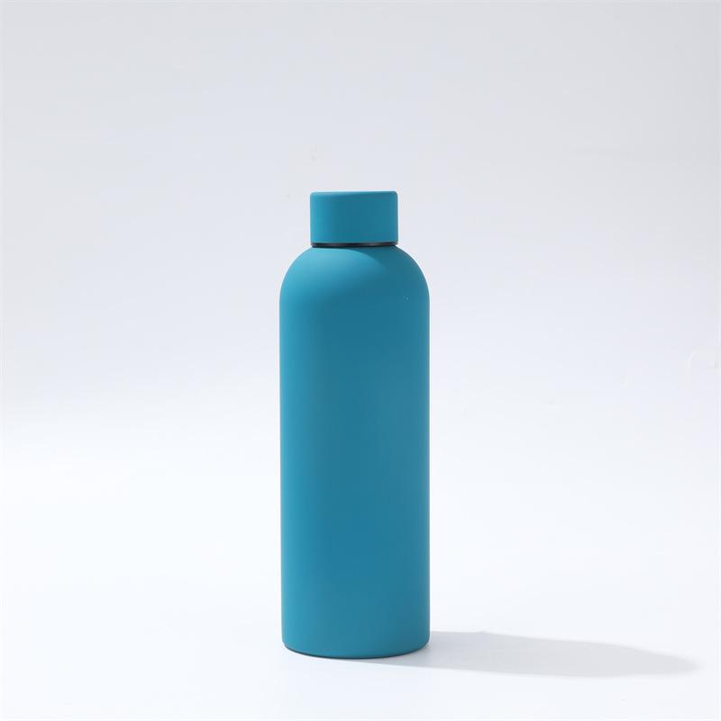 Stylish American-Style Double-Wall Vacuum Insulated Sport Bottle: Compact, Portable, Large Capacity