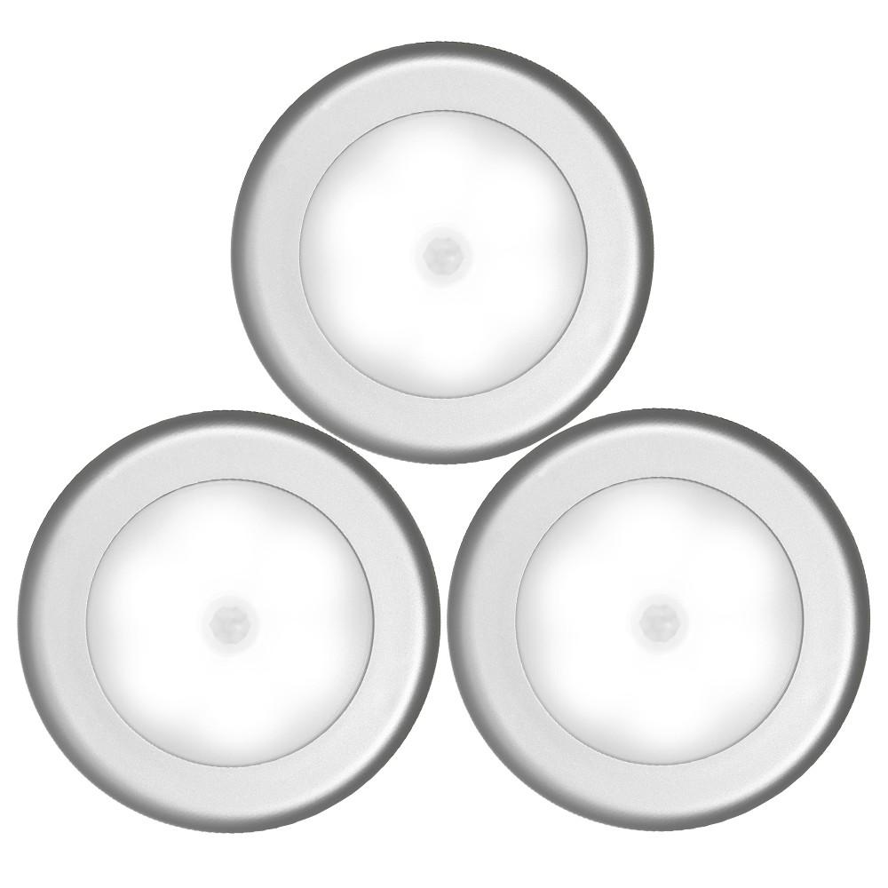 

3Pcs/Set Ultra-bright Magnetic Motion Sensor LED Night Light Self-adhesive Kitchen Living Room Light Lamp Type A