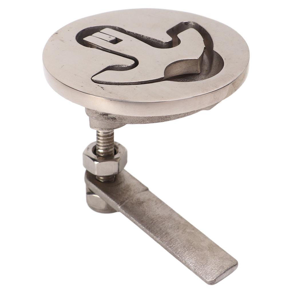 61x57mm Boat Cam Latch Marine Flush Hatch Pull 316 Stainless Steel Silver Yacht Hardware